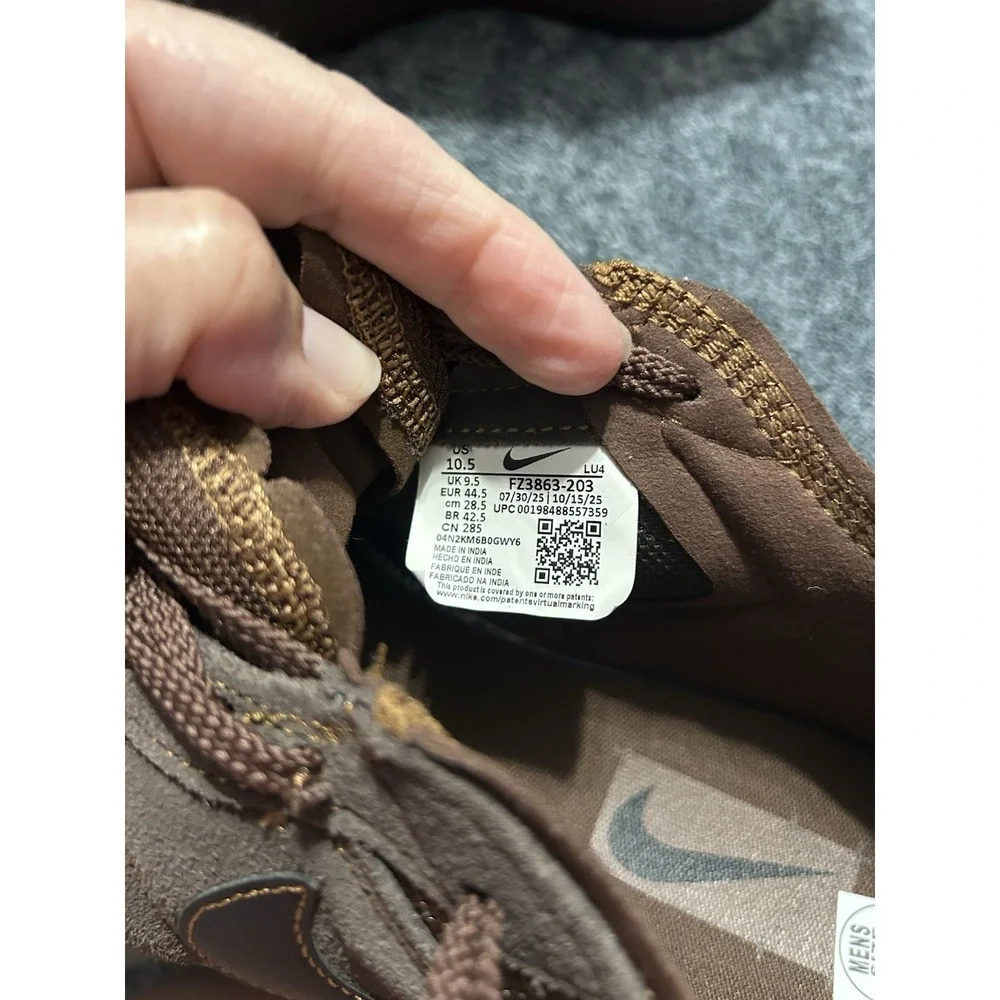 Nike C1TY Street Light Chocolate Brown Athletic Shoes Men's Size 10.5 FZ3863-203